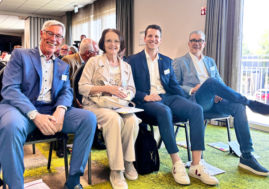 Gut gelaunt auf den Fenstertagen (v.l.): Dieter Ammon, Gabriele Ammon, Michael Ammon.