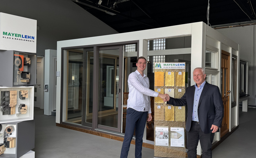 v.l.: Robin Sauerwein (ehemals Glas Lehn) und Friedrich Decker (ehemals Glas Mayer Ginsheim), die Geschäftsführer der neuen Mayer Lehn GmbH & Co. KG