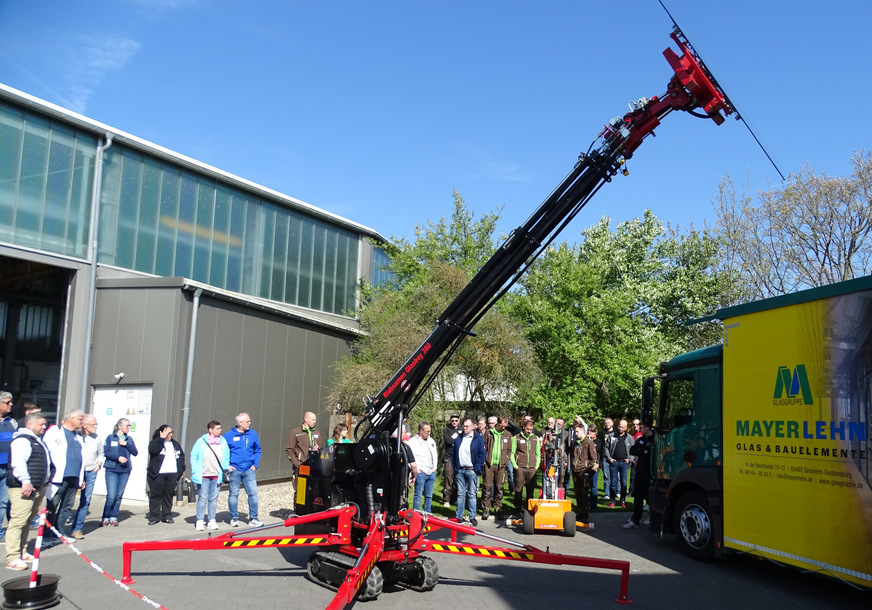 Auch vor der Halle gab es bei dem Event Vorführungen