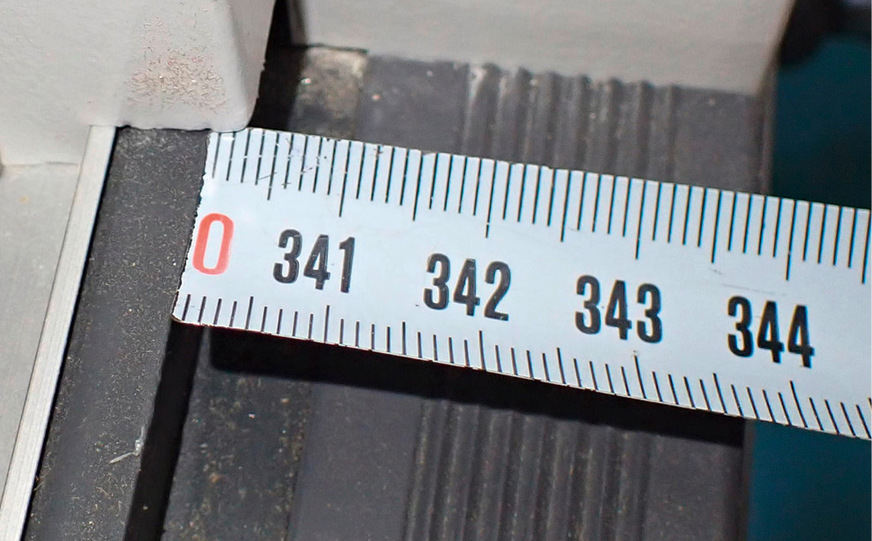 Abbildung 3: Versatz der Dichtungsanlagefläche bei Übergang zu Bodenschwelle