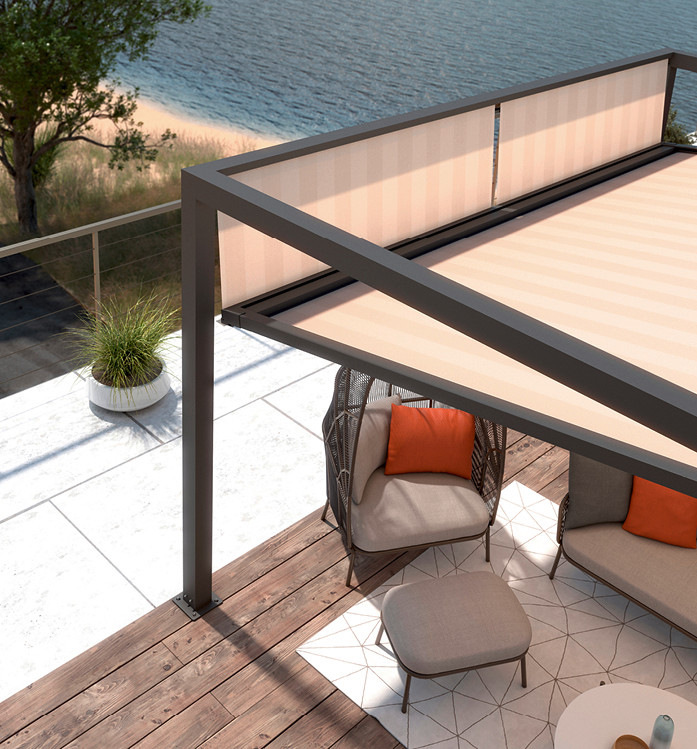 Dem Einsatz der Q.bus Pergolasysteme ­nahezu ­keine Grenzen gesetzt – und das sowohl im ­privaten als auch im öffentlichen Bereich.