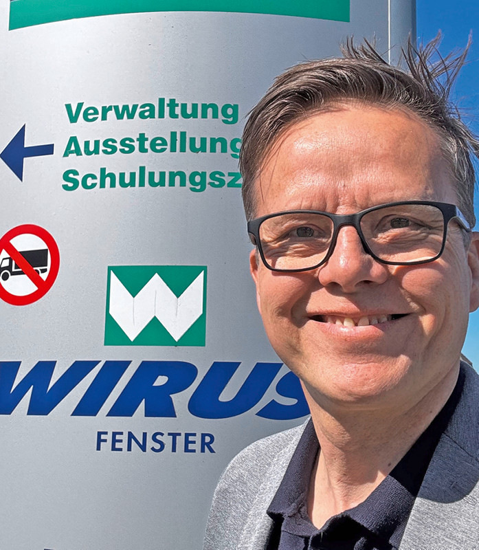 Der GW-Chefredakteur vor Ort bei Wirus in Rietberg.