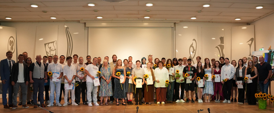 Die 2025 Absolventen der Glasfachschule Hadamar