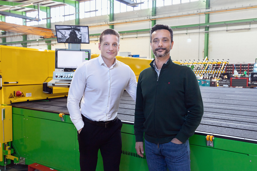 Hegla Vertriebs-Geschäftsführer Toni Schön (l.) und Rui Joaquim, Geschäftsführer von Hegla Iberica.