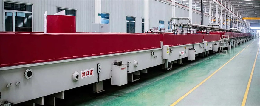 Die neue Beschichtungslinie im Northglass Werk