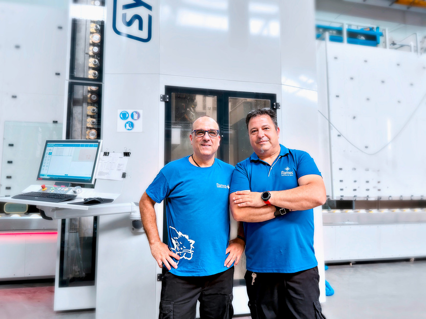 Die Bediener Felipe und Javier finden, dass die Arbeit mit der systron proHD ist nicht nur effizienter, sondern auch motivierender ist.