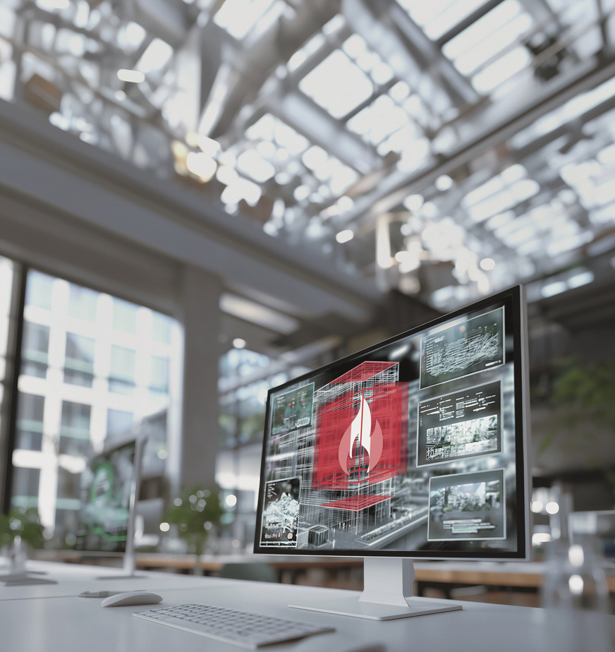 Bei der Planung reduziert Schüco die Komplexität, indem die Anforderungen in technische Lösungen übersetzt werden, die sich nahtlos in den Gebäudeentwurf integrieren.