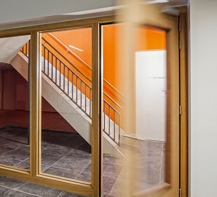 Diese Brandschutztür im St. Antonius Krankenhaus in Utrecht ist mit Contraflam 60 ausgestattet.