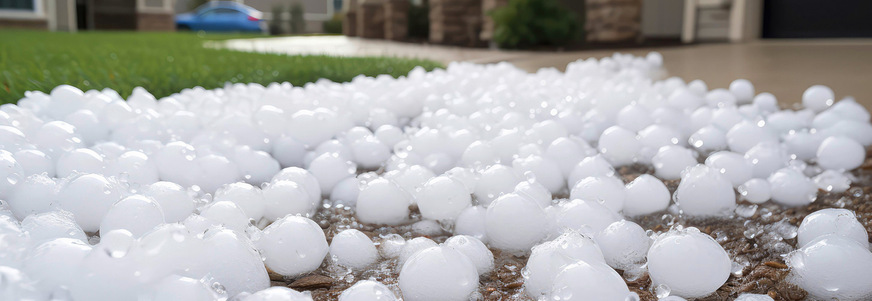 Hochwertige Rollläden Werte erreichen Klassen bis HW 5–6 und können damit auch großem Hagel standhalten.