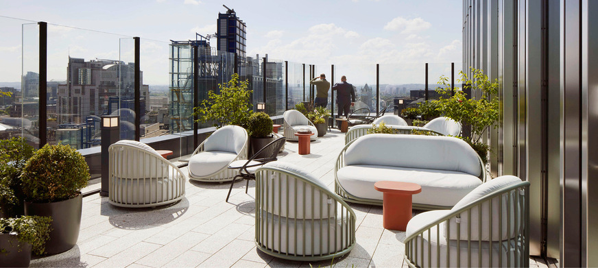 Ein atemberaubender Blick über die Skyline von London