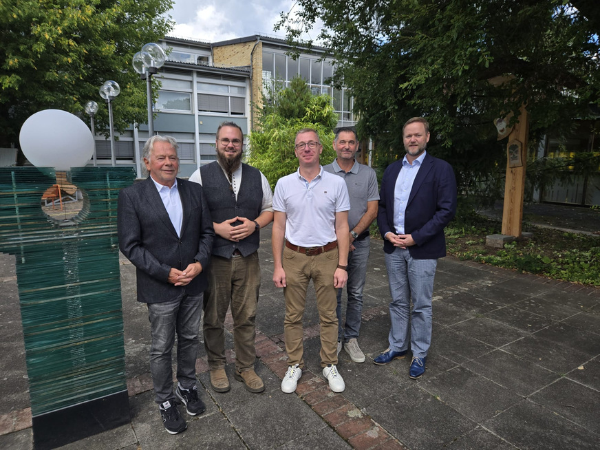 Der neue Vorstand des BIV (v.l.): stellv. BIM Wolfgang Rotberg, Beisitzer Robin Burmeister, BIM Robert Schmitz, Beisitzer Antonio Crucitti, stellv. BIM Christophe Lenderoth.