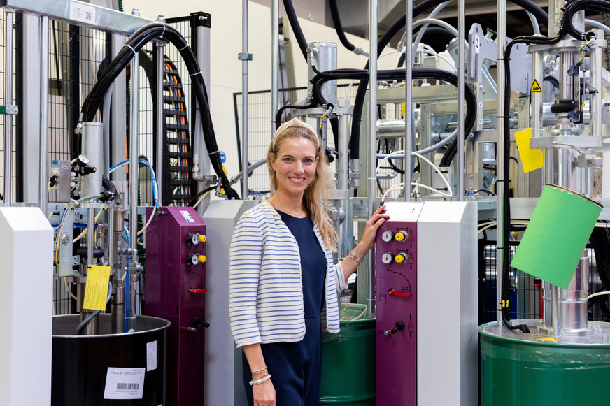 Barbara Bosse, die Inhaberin und Geschäftsführerin von Glas Natter