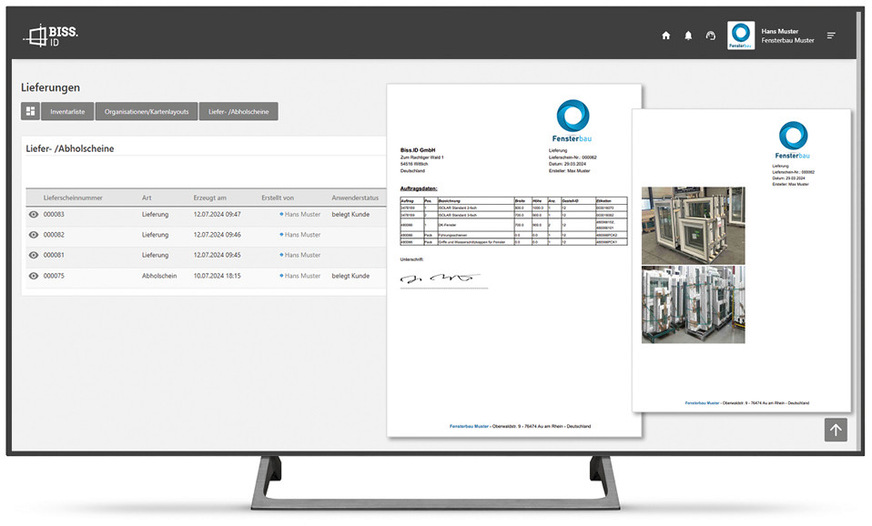 Digitale Lieferscheine von Biss.ID