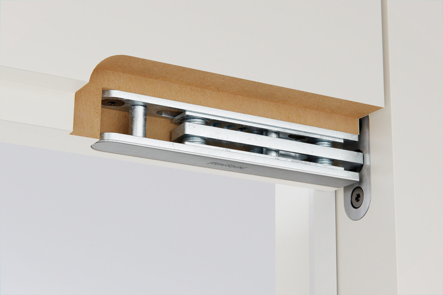 Hier die Detailansicht des dreidimensional justierbaren Blendenhalters von Basys.