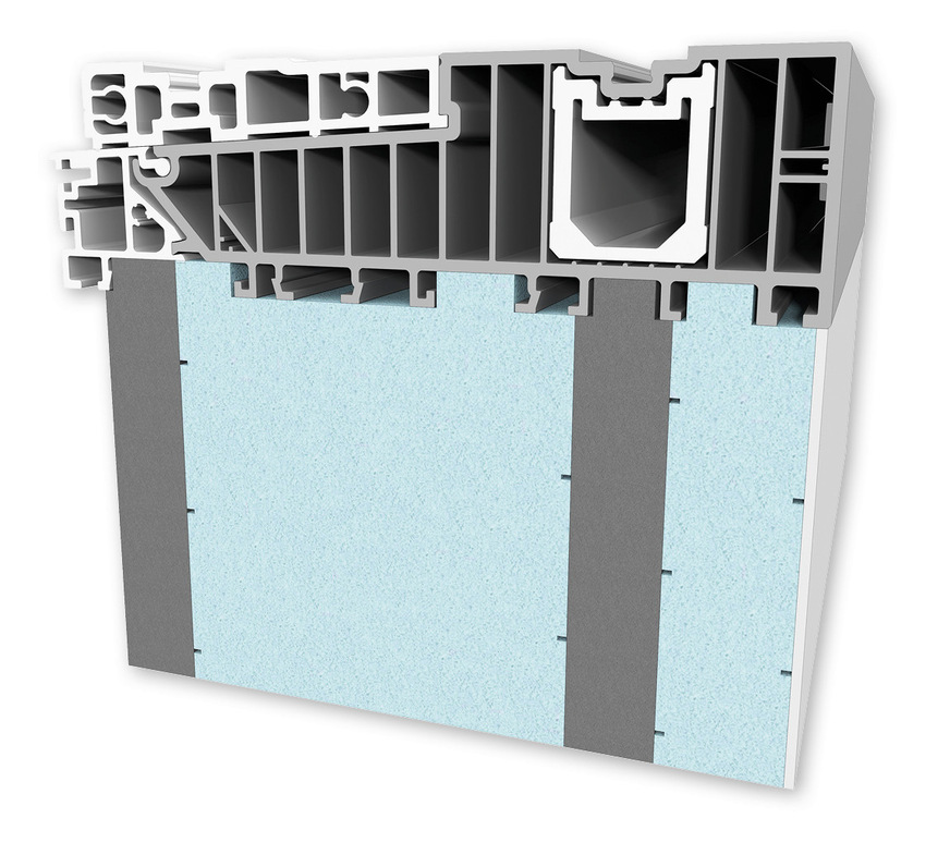 Als wärmedämmende Lösung für Unterbau und Rahmen­verbreiterung verbindet ProfileTec von Stadur ­beste Dämmwerte mit hoher Funktionalität, Sicherheit und Lebensdauer.