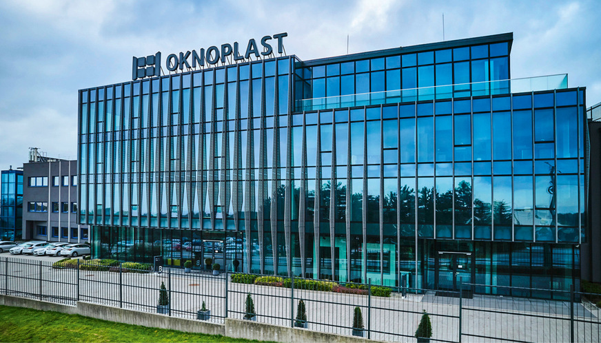 Oknoplast Keimzelle in Ochmanów bei Krakau. Mittlerweile besteht die Gruppe aus den Marken Oknoplast, WnD, Cadadi und Aluhaus