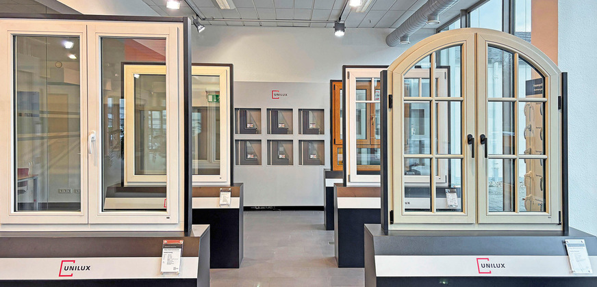 Blick in die eigene Ausstellung in Salmtal.