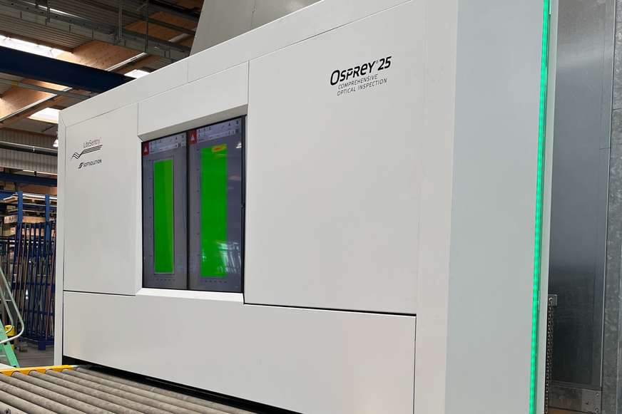 Der Osprey25 prüft die ESG-Einheiten nach dem Vorspannen.