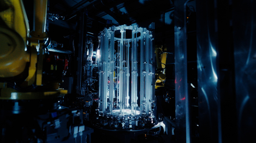 Mit dem neuen Frame:racer wird eine vollautomatisierte Rahmenfertigung möglich, und das bei Taktzeiten von unter 20 Sekunden.