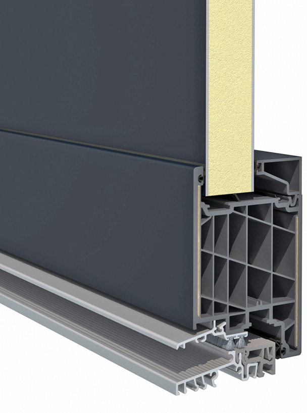 Elegant ThermoFibra Infinity ist mit den Dornmassen 45 bzw. 50 mm an die Anforderungen des deutschen Marktes angepasst und ist die einzige Kunststoffhaustür auf dem Markt, die ohne Stahlarmierung auskommt.