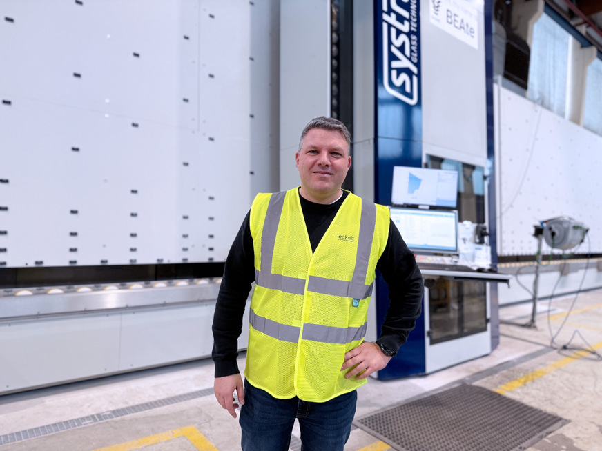 Eckelt Glas Betriebsleiter Florian Temper