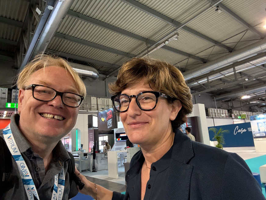 Vitrum 2025: Lucia Masutti im Gespräch mit GW Redakteur Matthias Rehberger