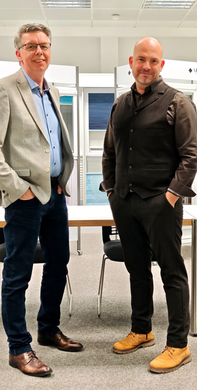 Die Insektenschutzexperten der MHZ: Jochen Kleen (l.) und Torsten Dix.