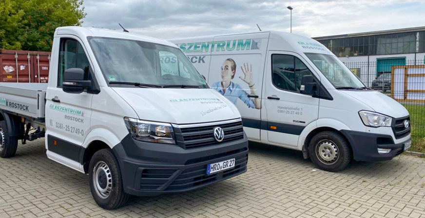 Das Glaszentrum ist im Raum Rostock aktiv