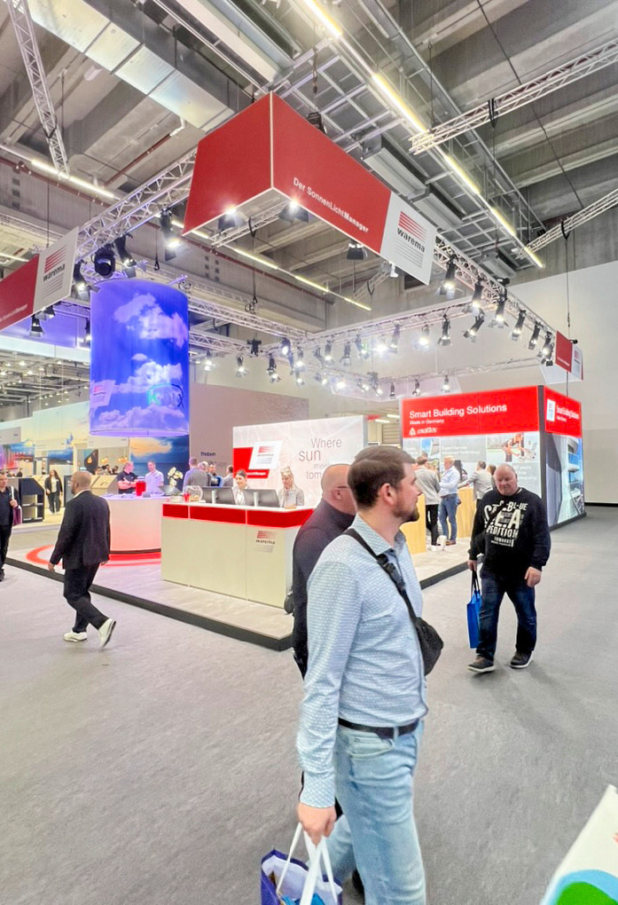 Warema zeigte auf der Light + Building viele interessante Lösungen für den Objektbereich.