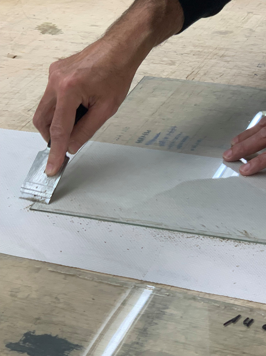 Nach der Entnahme folgt die Reinigung der Gläser und auch deren technische Bewertung.