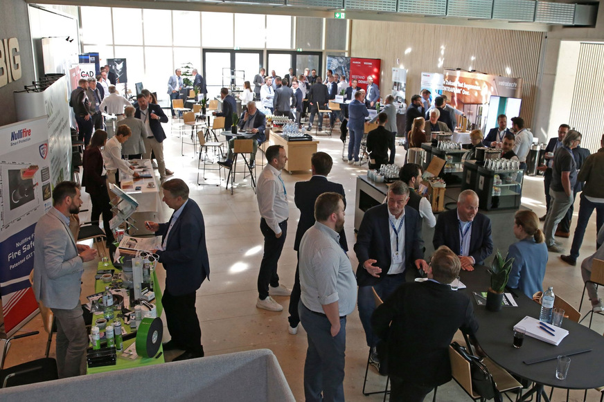 Networking im Austellerbereich