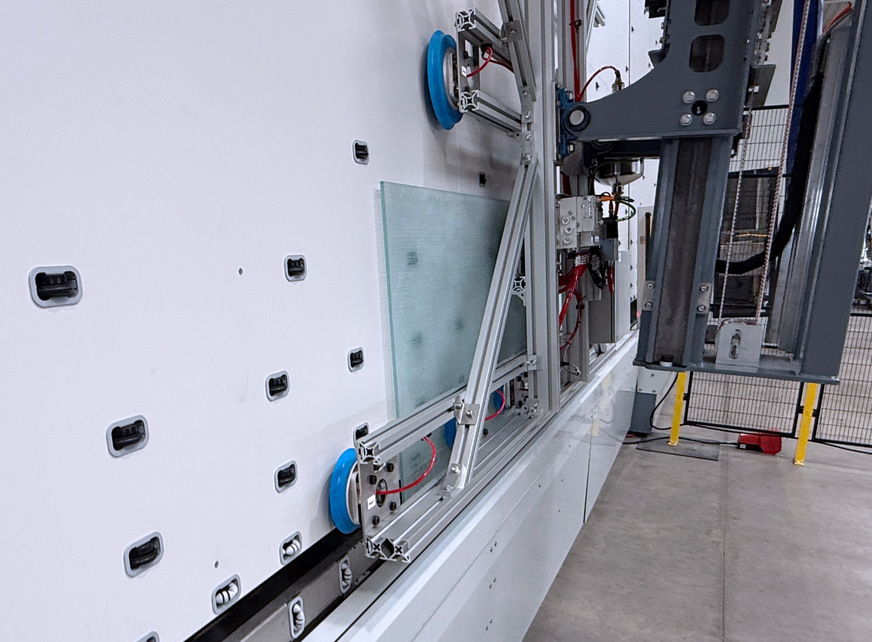 Die Portalbeladung lässt sich auch in bestehende Linien integrieren