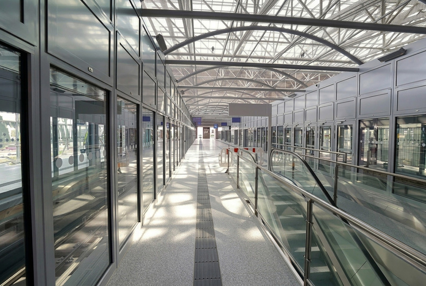 Eine der Stationen des PTS von innen.