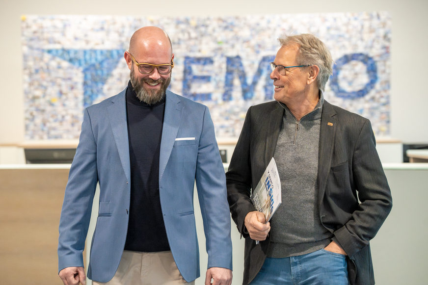 Denken für die Semco-Glasgruppe in Generationen: Michel und Hermann Schüller