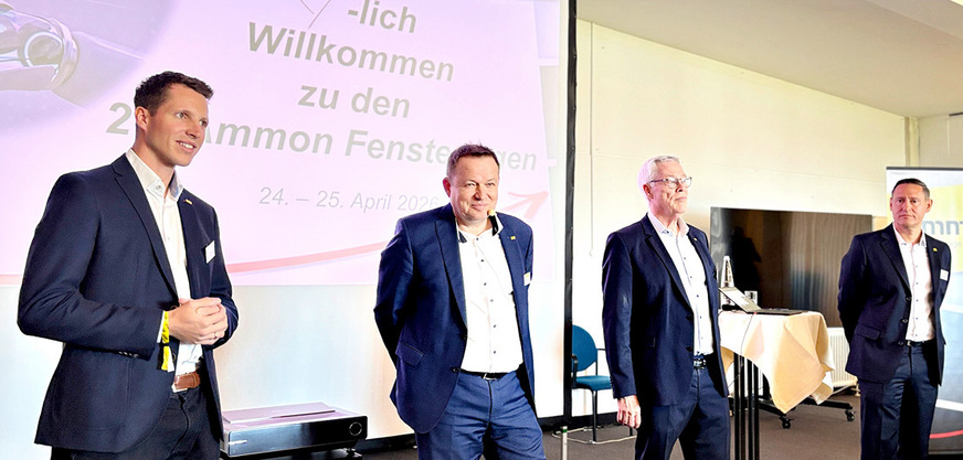 Die Ammons auf der Bühne (v.l.): Michael Ammon, Konrad Fritz, ­Dieter ­Ammon, Klaus Ammon.
