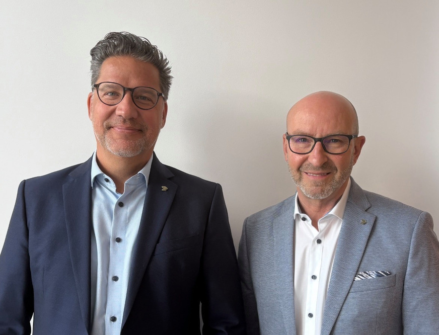 Die Glachglas MarkenKreis Geschäftsführer Karsten Ollesch und Michael Scheer