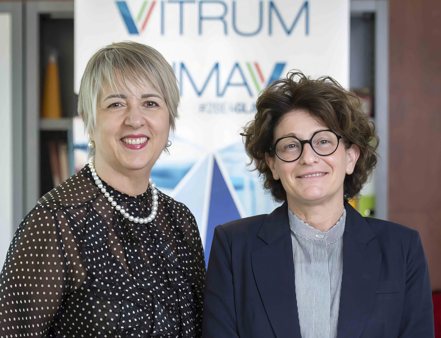 Präsidentin Nancy Mammaro (l.) mit GIMAV Direktorin Lucia Masutti