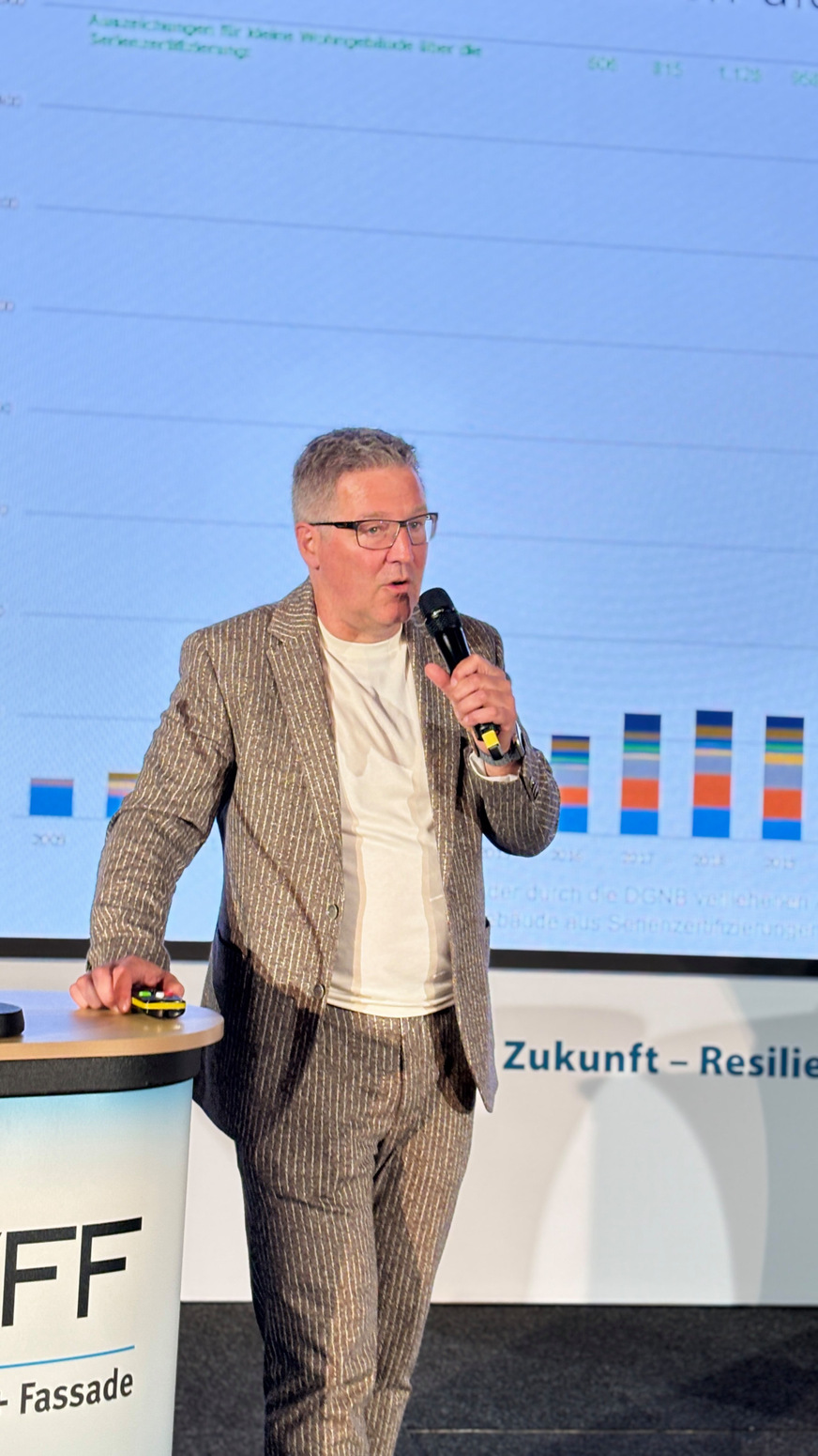 Johannes Kreißig von der Deutschen Gesellschaft für Nachhaltiges Bauen (DGNB)