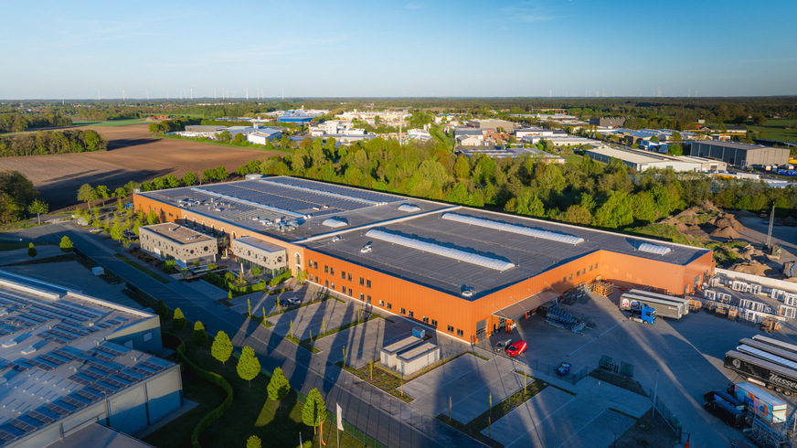 Nach der Fertigstellung des neuen Gebäudeteils beträgt die gesamte Produktionsfläche Ventanas 18.000 qm
