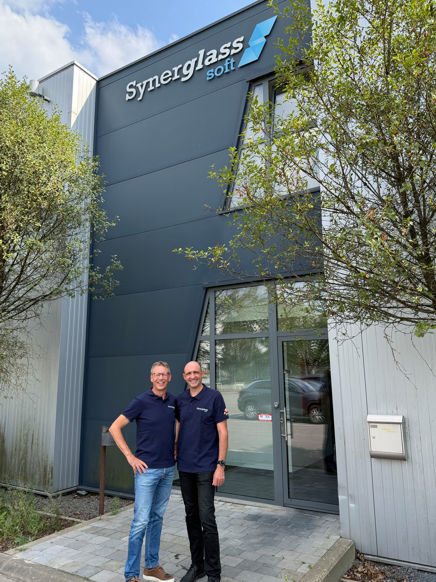 CEO Jean-François Geys (r.) und CRO Peter Dixen sind ab sofort Gesellschafter von Synerglass