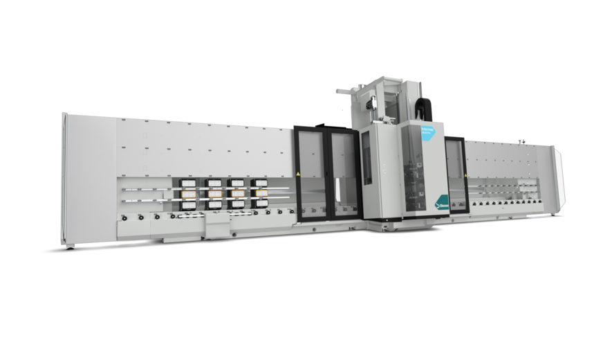 Das Bearbeitungszentrum Intermac-Multi-Pro-M-V0X von Biesse
