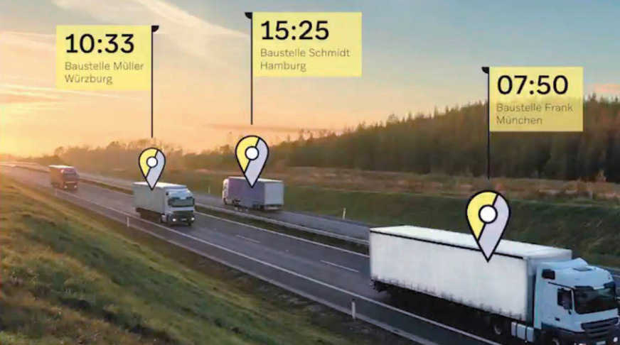 Weru-Fachpartner werden genau über den Verlauf der Liefertouren informiert und können damit ihre Montagen rund um den Wareneingang präziser planen.