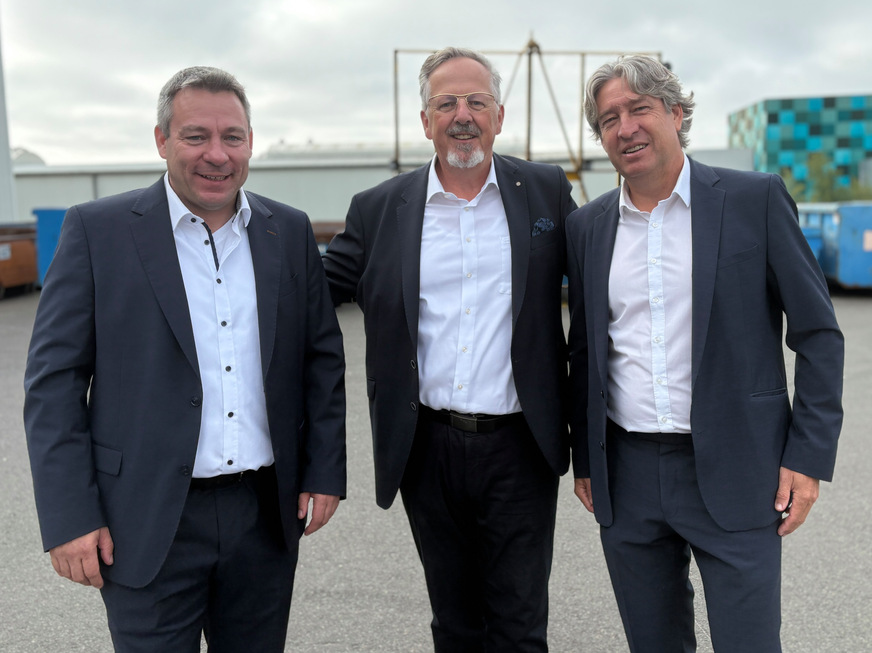v.l. Albert Schweitzer, Hans-Joachim Arnold und Andreas Winter