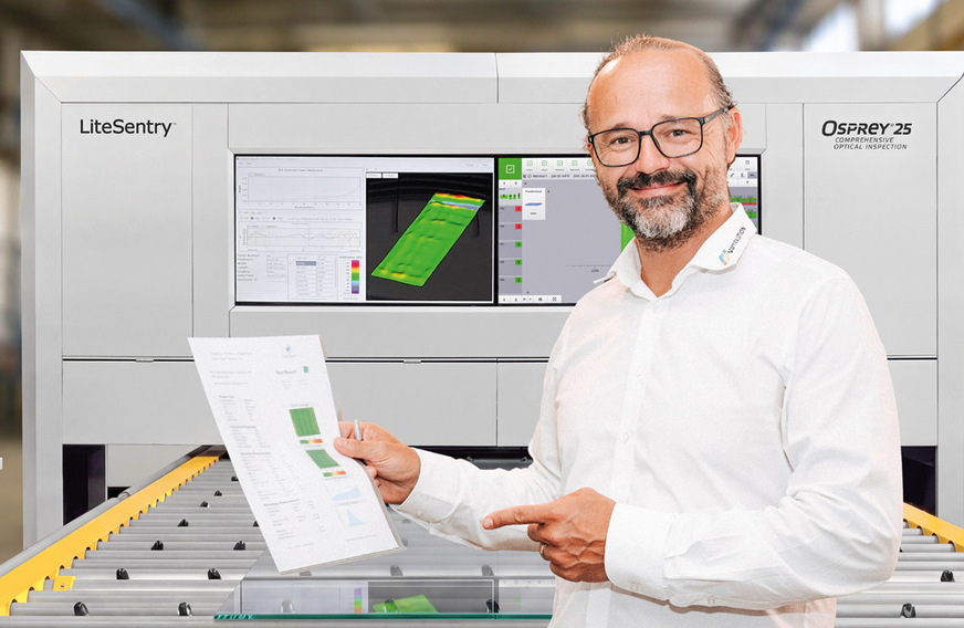 Horizontal ausgerichtete Monitore erlauben dem Bediener eine bessere Kontrolle