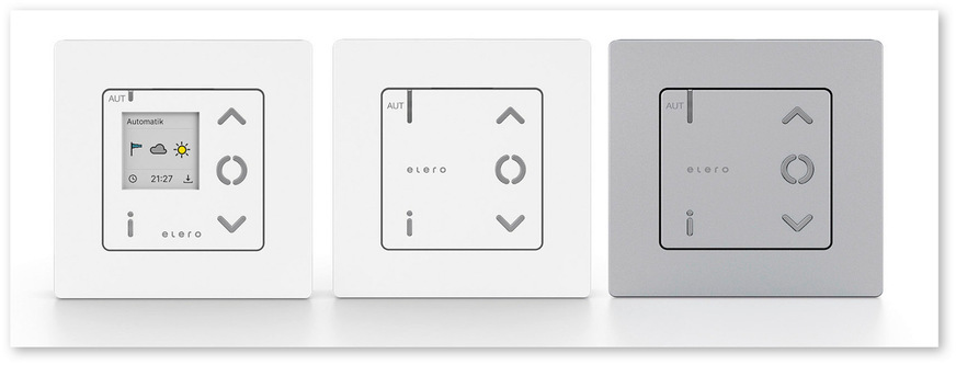 Kabelgebundene Wandsender der Son-Serie sind einheitlich in Design und Logik: AstroSon AC bzw. AstroSon ­AC-868, VarioSon AC und DuoSon AC-868