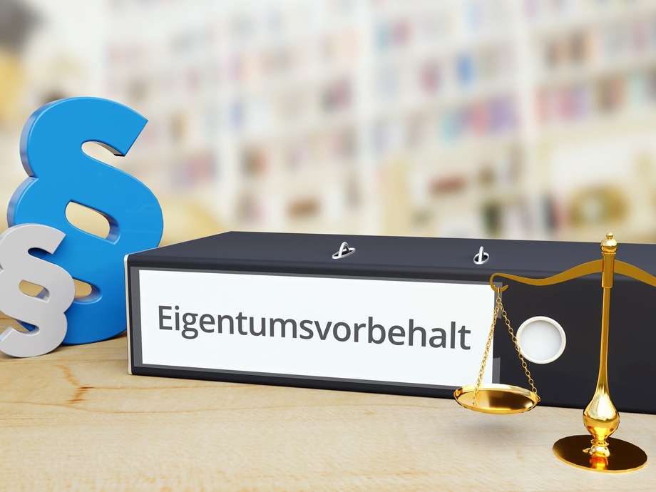 Vereinbarung ber Eigentumsvorbehalt kann groe Verluste vorbeugen
