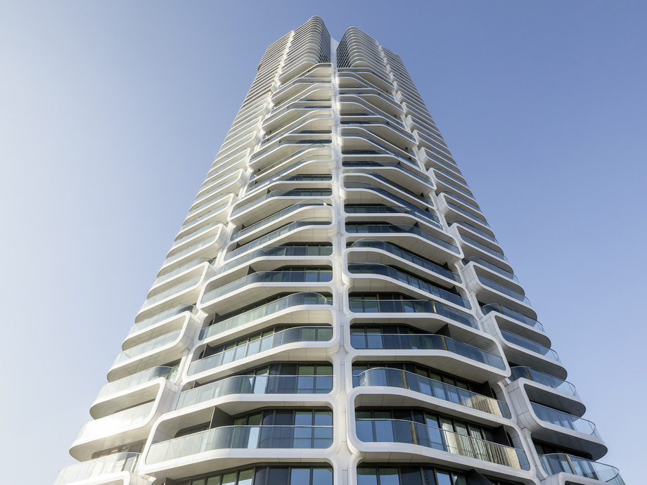 Grand Tower Deutschlands Hochster Wohnturm Kurz Vor Fertigstellung Glaswelt