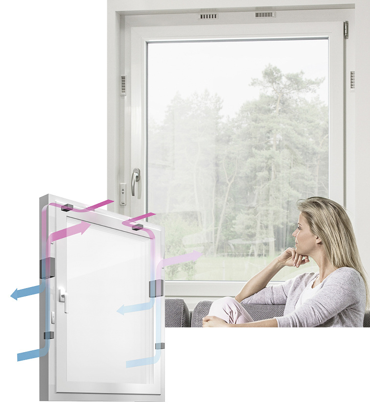 Rahmenintegriertes Lüftungselement - “Schließ die Fenster, wir müssen