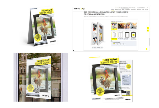 Aktionspaket mit verschiedenen Werbemitteln