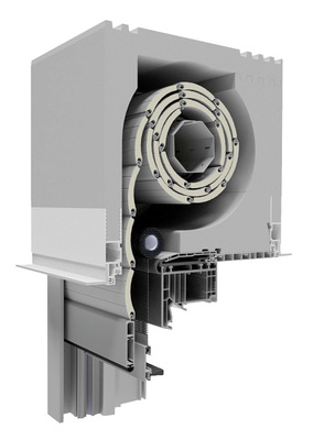 Durch die modulare Bauweise ist der Kasten sehr einfach auf den Baukörper abzustimmen. 